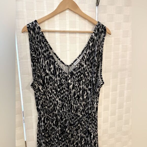 Avenue Black & White V-Neck Jumpsuit Plus Size 4X – NWT Effortless Chic - Picture 7 of 12